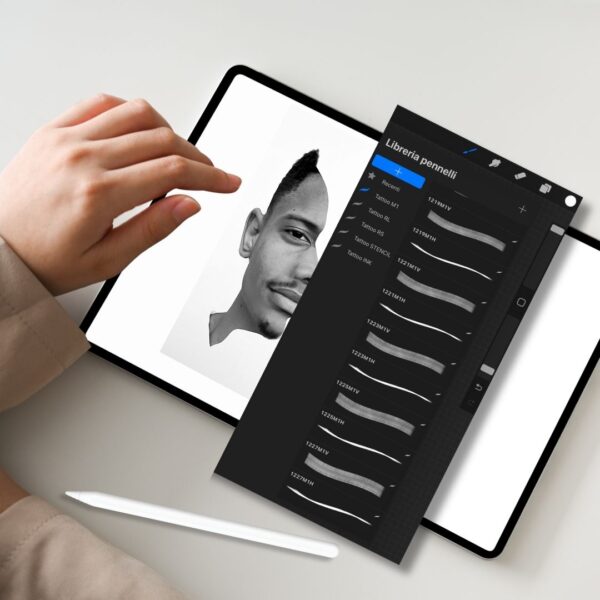 Procreate brush tattoo set ULTRA PACK - immagine 11