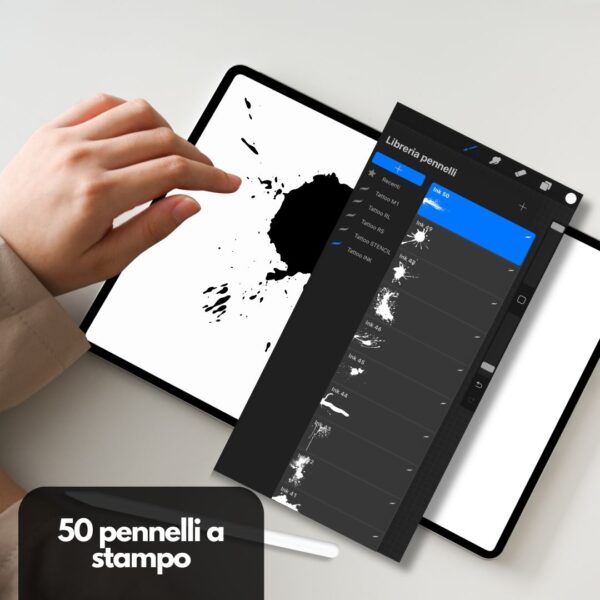 Procreate brush tattoo SPLATTER - immagine 5
