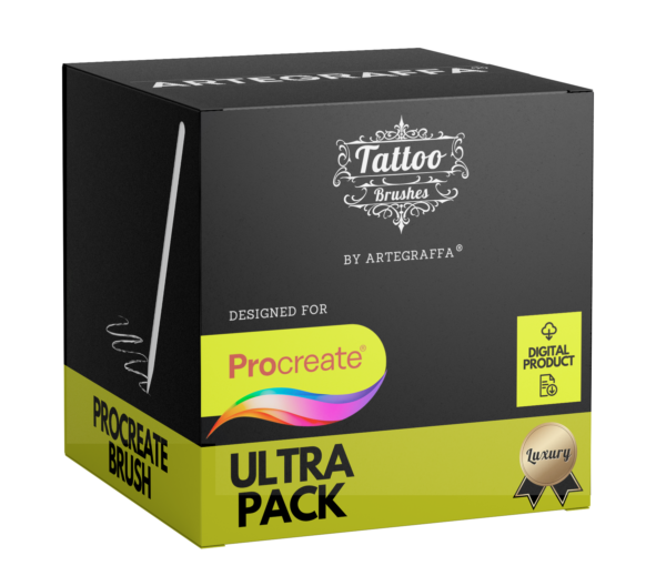 Procreate brush tattoo set ULTRA PACK