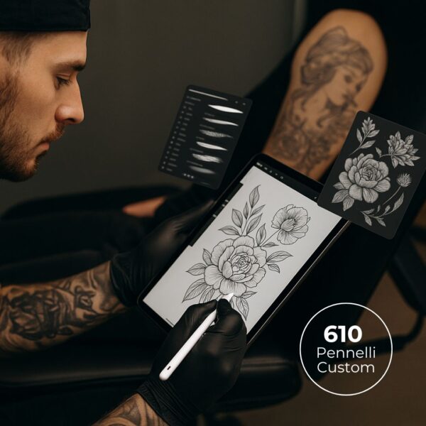 Procreate brush tattoo set ULTRA PACK - immagine 2