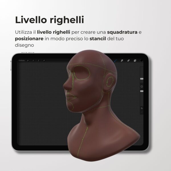 3D Model Procreate tattoo - Testa - immagine 6