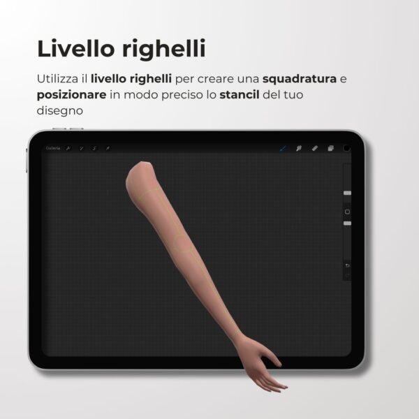 3D Model Procreate tattoo - Braccio Donna DX - immagine 6