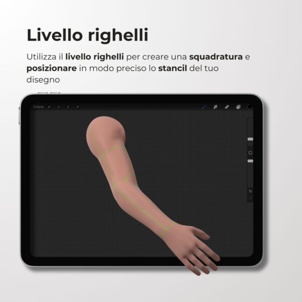 3D Model Procreate tattoo - Braccio Uomo DX - immagine 6
