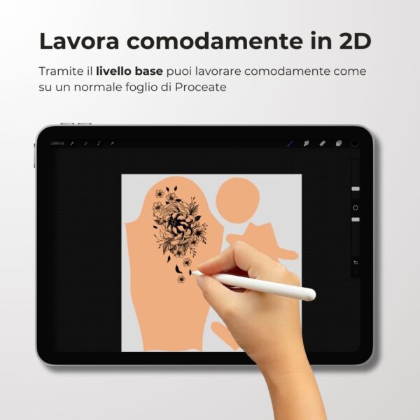 3D Model Procreate tattoo - Braccio Uomo SX - immagine 4