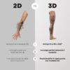 3D Model Procreate tattoo - Gamba Uomo DX - immagine 7