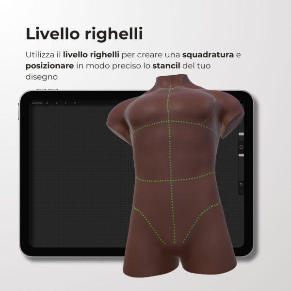 3D Model Procreate tattoo - Busto Uomo - immagine 6
