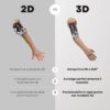 3D Model Procreate tattoo - Braccio Uomo DX - immagine 7