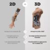 3D Model Procreate tattoo - Busto Uomo - immagine 7