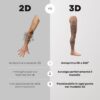 3D Model Procreate tattoo - Gamba Donna DX - immagine 7