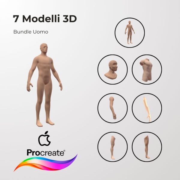 Bundle Pack Uomo - 3D Model - immagine 2