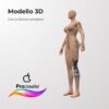 3D Model Procreate tattoo - Corpo Donna Completo - immagine 2