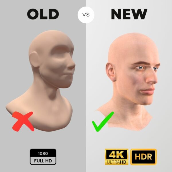 modello 3d alta definizione