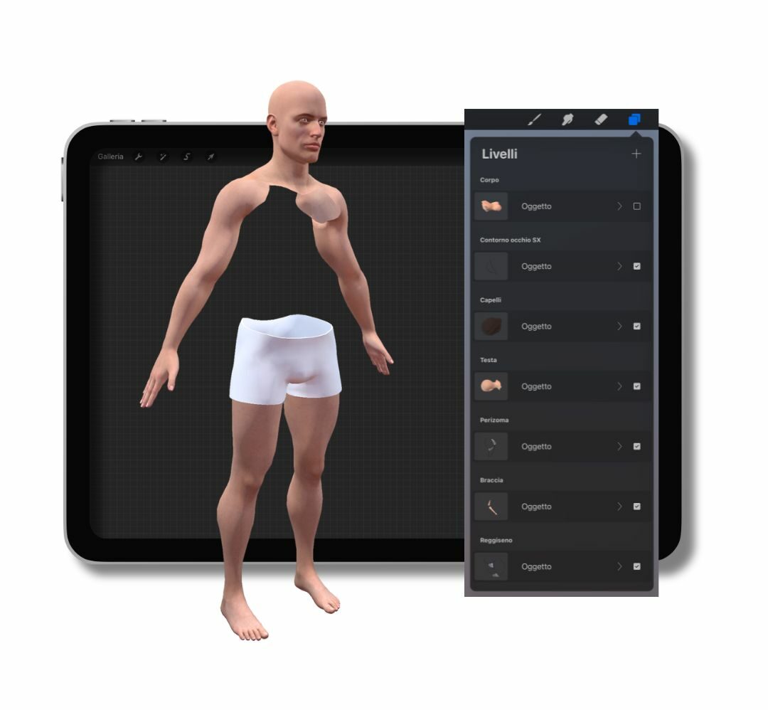 3d model procreate tattoo bundle pack