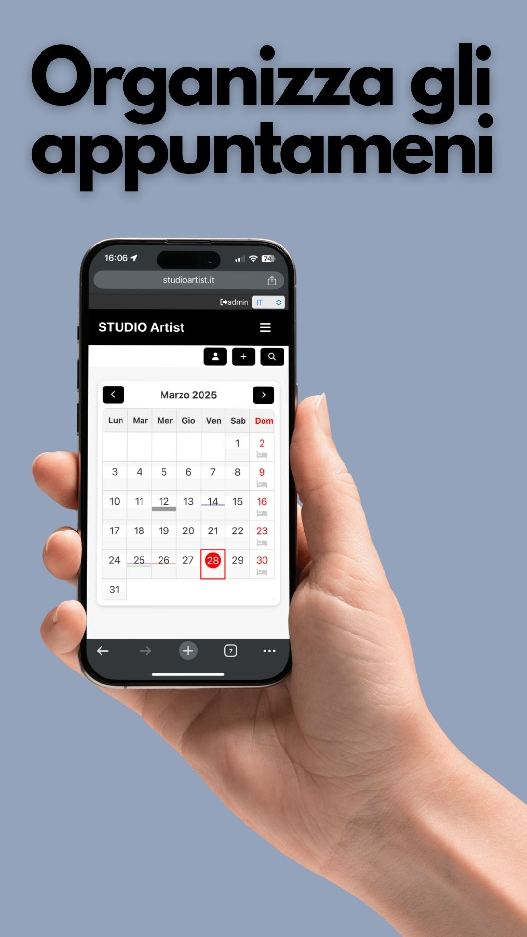 STUDIO Artist – Nuova Agenda Gestionale per Studi Artigiani con sito web integrato... il più semplice da usare - Licenza Ufficiale 1 anno gestionale per studi artigiani