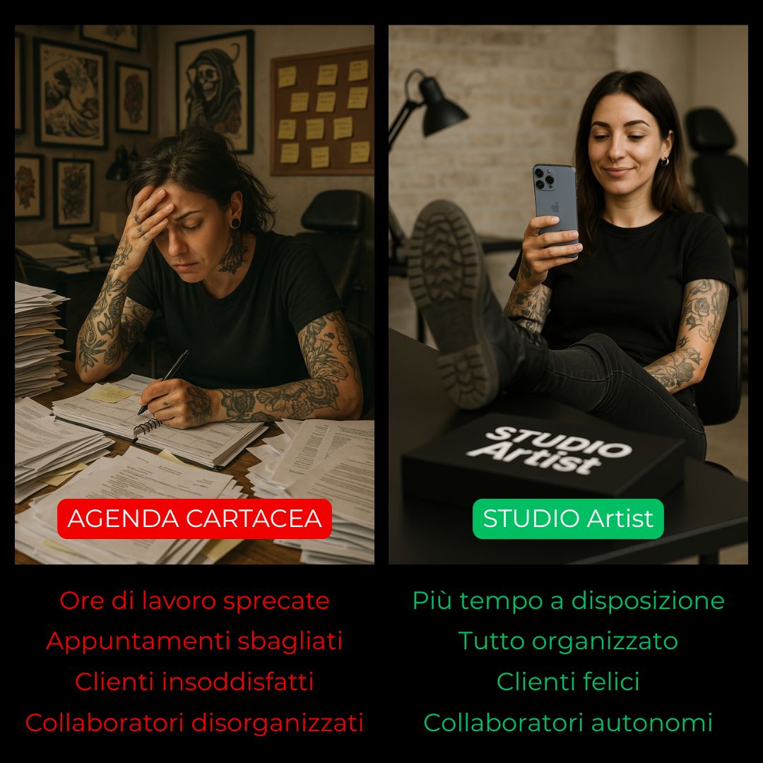 STUDIO Artist – Nuova Agenda Gestionale per Studi Artigiani con sito web integrato... il più semplice da usare - Licenza Ufficiale 1 anno - <div style="font-size: 1.1rem; margin-bottom: 2rem;"> <p style="font-size: 1.3rem;"><strong>L'Agenda gestionale per studi artigiani</strong> che ti fa risparmiare tempo: <strong>agenda smart</strong>, <strong>clienti ordinati</strong> e <strong>collaboratori sempre sincronizzati</strong>.</p> <img class="alignnone wp-image-2311" src="https://www.artegraffa.it/wp-content/uploads/2025/03/studio-artist-badge.jpg" alt="" width="337" height="101" /> <em><strong style="font-size: 1.3rem;">IMPORTANTE: Il software per funzionare deve avere un Dominio e un Hosting Linux acquistabili separatamente da società terze come ad esempio Aruba.</strong></em> <p style="margin-bottom: 0px; display: none;">Vuoi vedere come funziona?</p> <a class="button wp-element-button" style="margin-top: 0px; display: none;" href="https://studioartist.it/index.html" target="_blank" rel="noopener noreferrer">Prova STUDIO Artist Live</a> <ul style="list-style: disc; padding-left: 1.5rem; margin-top: 1rem;"> <li><strong>Agenda</strong> appuntamenti <strong>condivisa</strong></li> <li><strong>Note condivise</strong></li> <li>Gestione <strong>clienti</strong></li> <li>Gestione <strong>collaboratori</strong></li> <li><strong>Multiutente</strong></li> <li><strong>Dashboard</strong> e report guadagni</li> <li><strong>Invio Messaggi</strong> automatici ai clienti</li> <li><strong>Editor sito</strong> a blocchi <strong>facile</strong> da usare</li> <li><strong>Sito vetrina</strong> sempre attivo anche senza rinnovo</li> <li><strong>Accesso da mobile</strong> ovunque tu sia</li> <li><strong>Supporto bilingue</strong>: italiano e inglese</li> <li>Gestione <strong>Note</strong></li> <li><strong>Aggiornamenti</strong> software automatici</li> <li>Gestione <strong>casella di posta</strong></li> </ul> </div>