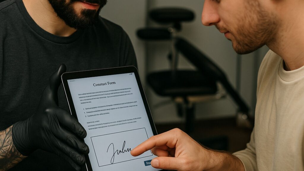 Crea il tuo Modulo digitale di Consenso Informato per Tatuaggi Crea il tuo Modulo digitale di Consenso Informato per Tatuaggi