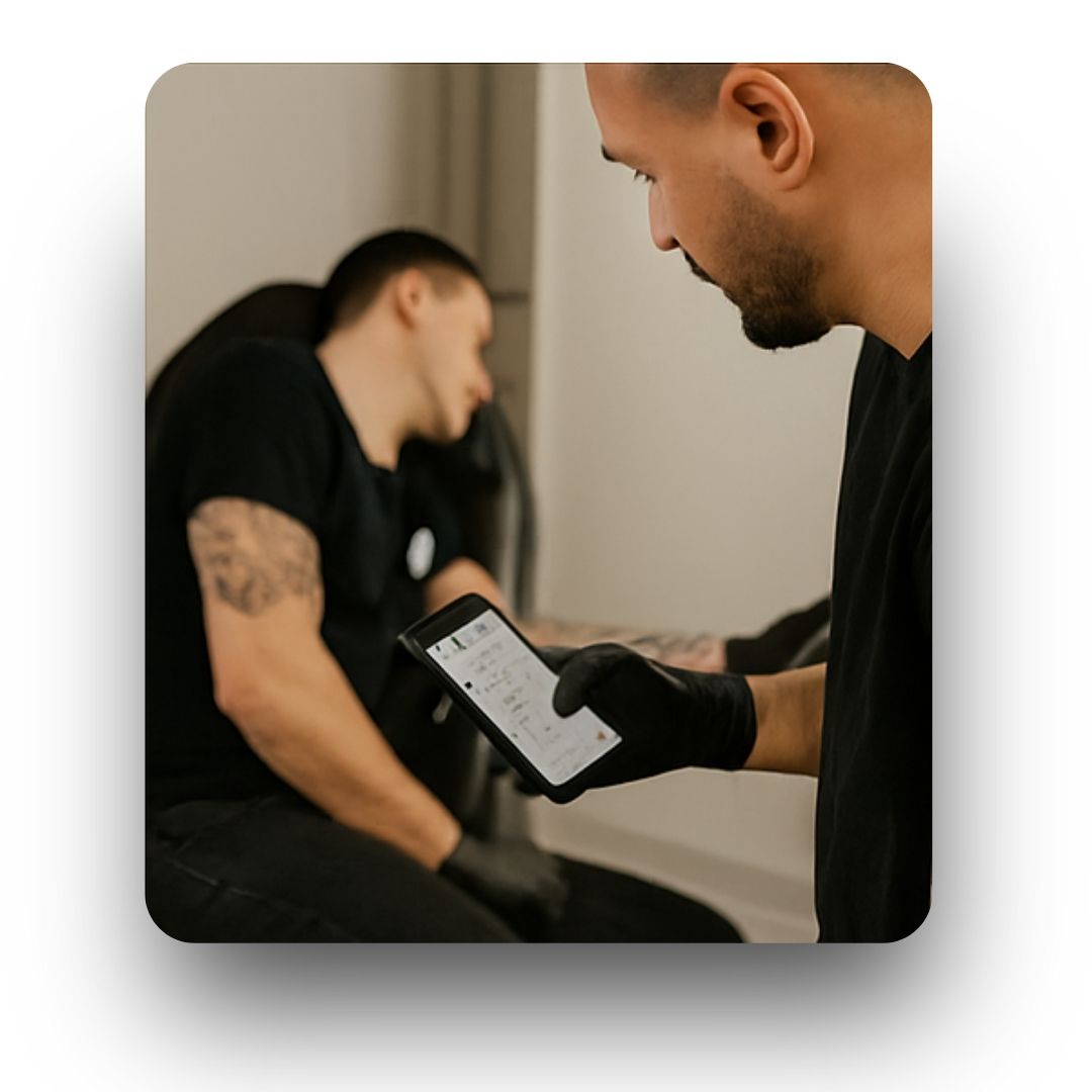 STUDIO Artist – Il primo gestionale per tatuatori con agenda condivisa e sito vetrina Stefano usa Studio Artist da mobile