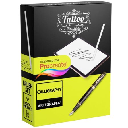 procreate brush tattoo graffiti lettering calligrafia