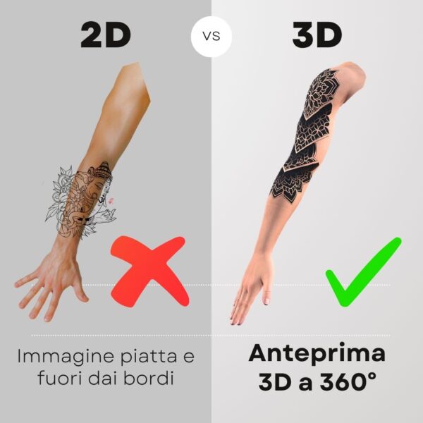 3D Model Procreate tattoo 4k – UOMO Completo - immagine 3