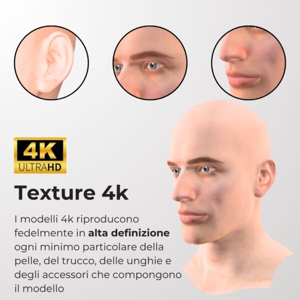 3D Model Procreate tattoo 4k – UOMO Completo - immagine 5