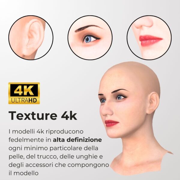 3D Model Procreate tattoo 4k – DONNA BRACCIO DX - immagine 5