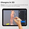 3D Model Procreate tattoo 4k – DONNA Completo - immagine 6