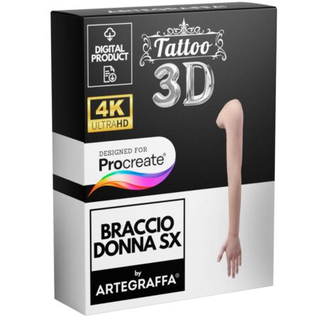 Modello 3d 4K procreate corpo umano