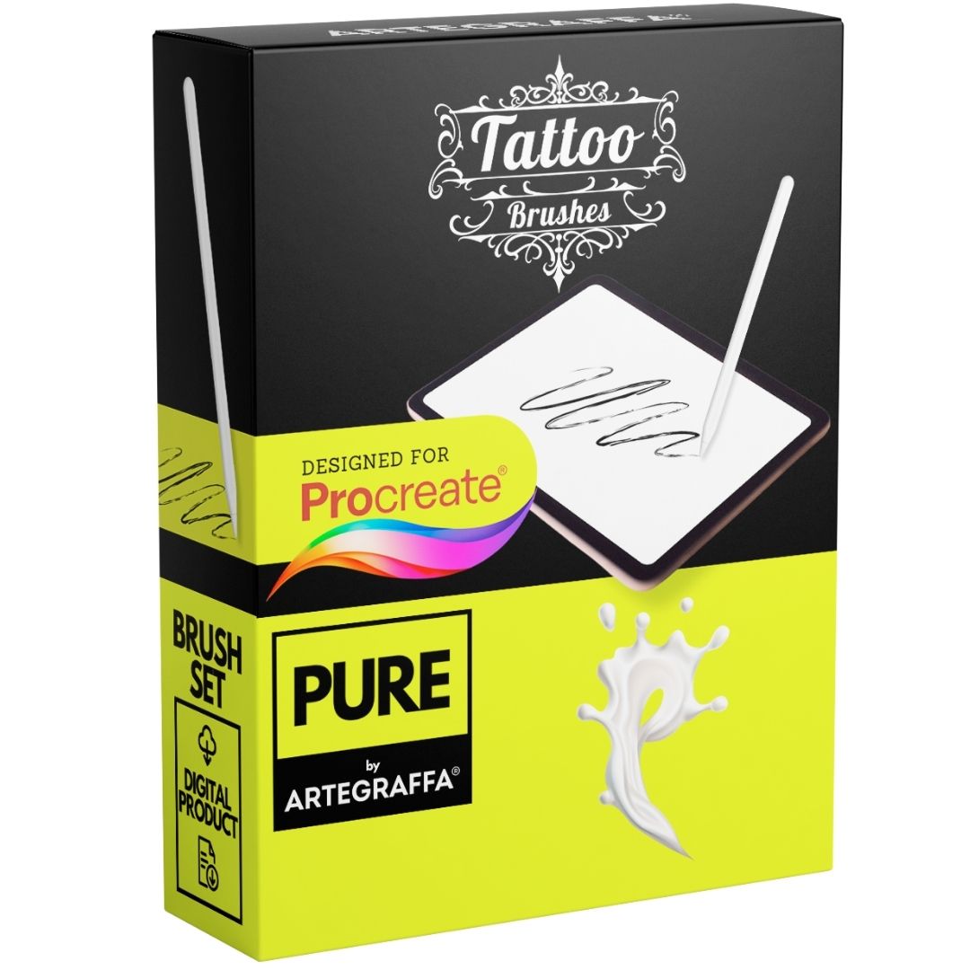 procreate brush tattoo pure