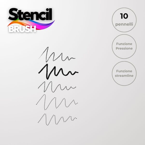 Procreate brush tattoo STENCIL - immagine 2