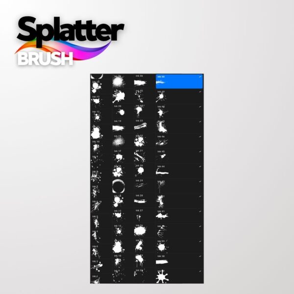 Procreate brush tattoo graffiti SPLATTER - immagine 3