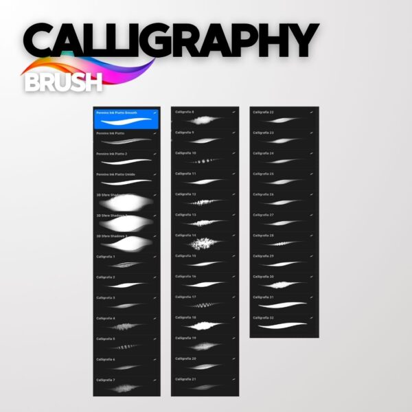 Procreate brush tattoo graffiti CALLIGRAPHY - immagine 3